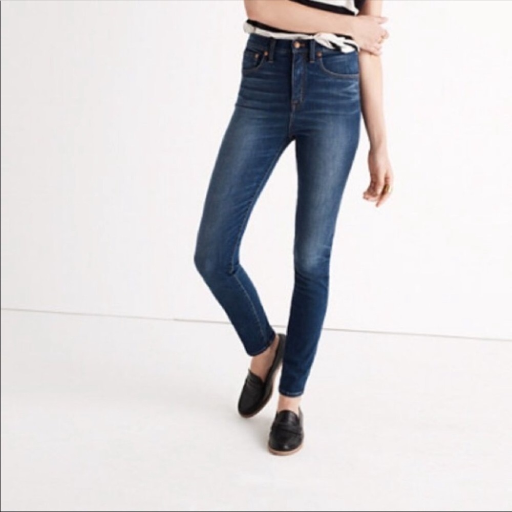 Madewell Rivet & Thread 11" High-Rise Skinny Jeans